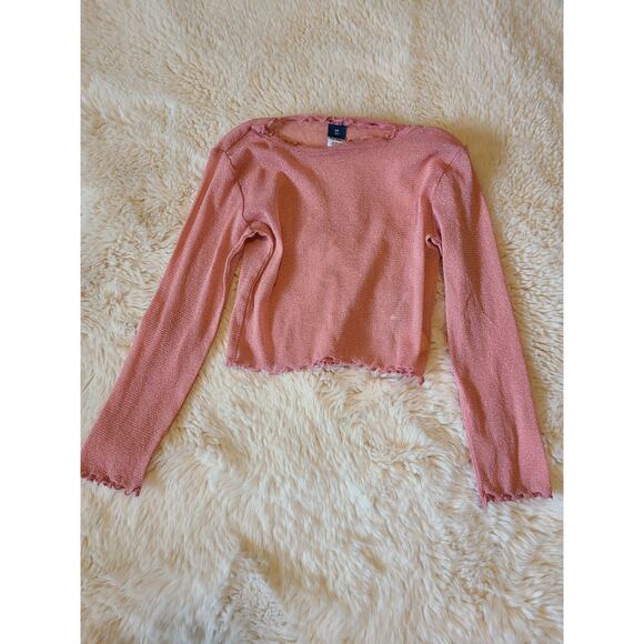 Girls Old Navy Sheer Mesh Long Sleeved Tops Lot Of 2 Size Xs 5 - Picture 6 of 7